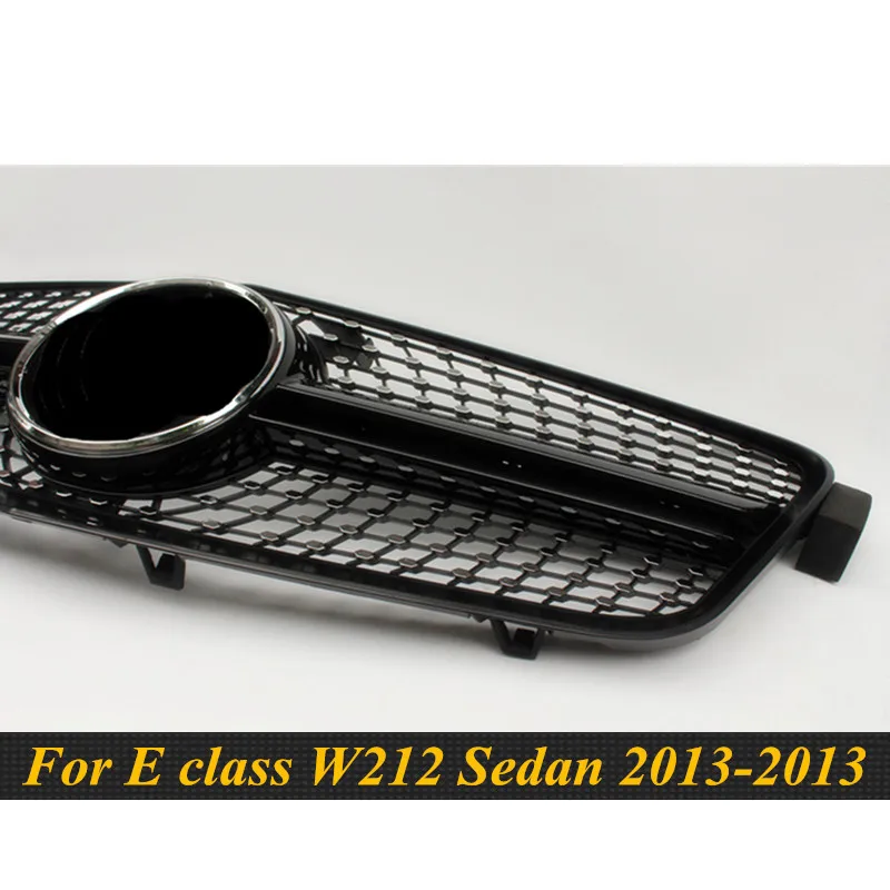 W212 бриллиантовый гриль передний бампер решетка для Mercedes E Class Sedan 2010 - 2013 E200 E250 E300 E350