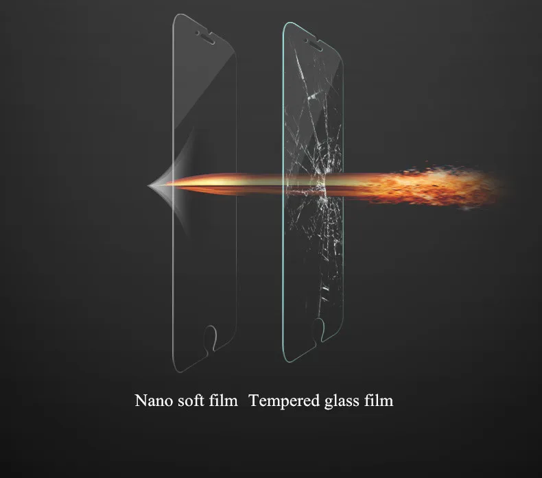 Для iPhone 7 8 Plus жк-экран протектор(не Tmepered стекло) для iPhone 8 7 Plus защитная пленка защита нано пленка фольга заставка
