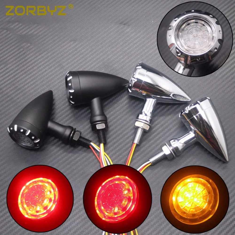 Мотоциклетный светодиодный светильник ZORBYZ мигающий стоп сигнал указатель