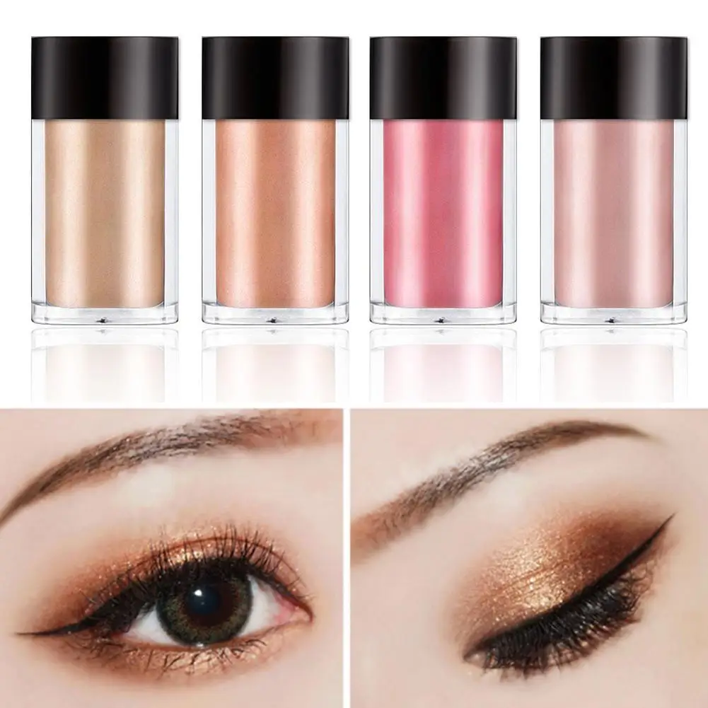 8 цветов золотой красный металлический свободный блеск тени для век пудра Новый