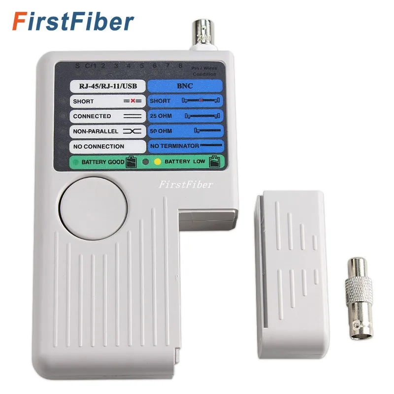 Новый удаленный тестер RJ11 RJ45 USB BNC LAN сетевого кабеля для UTP STP кабелей трекер