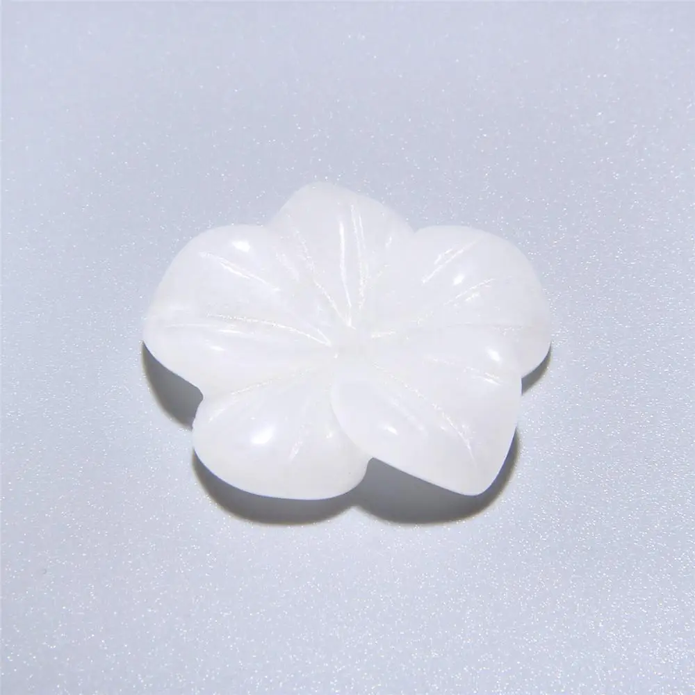 3 Pieces Hand Make Beautiful Plum Blossom Carved Shape Red Jades Stone Beads Flower Pendant For Jewelry Decoration Making | Украшения и