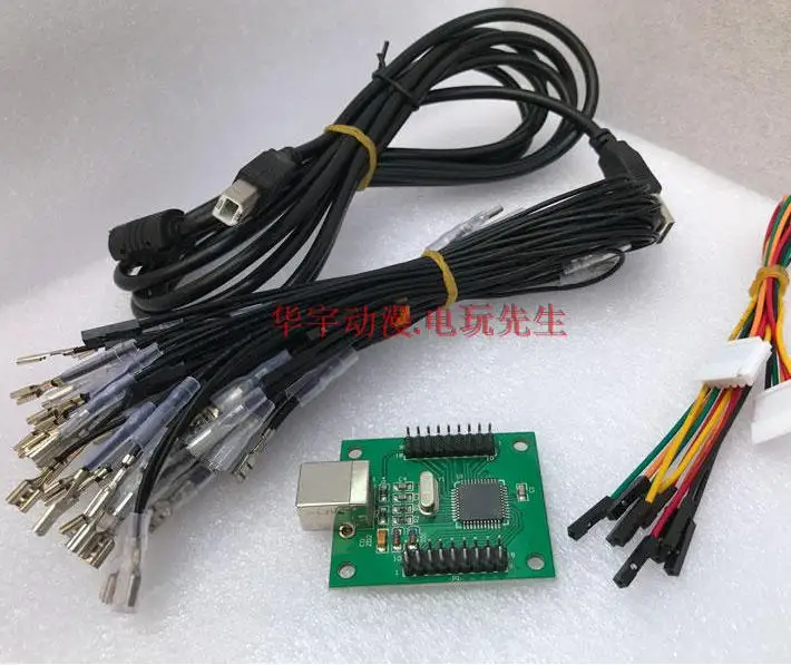 Аркадный на USB контроллер 2 игрока MAME MulticadePC PS3 джойстик чип аркадный гоночный