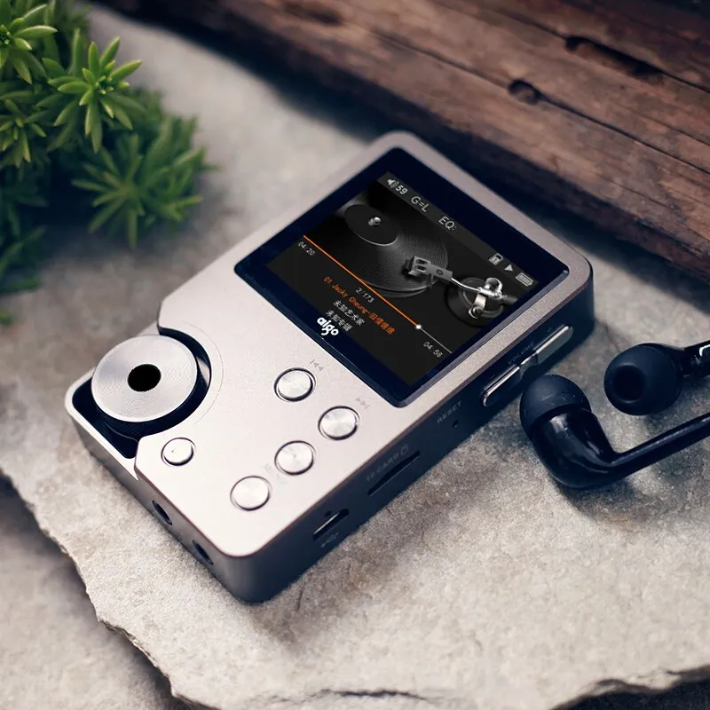 Aigo MP3-105PLUS высокого разрешения музыкальный плейер в машине Mp3 Hi-Fi Flac Портативный мини DSD128 без потерь декодирования музыкальный плеер Mp3 с Экран