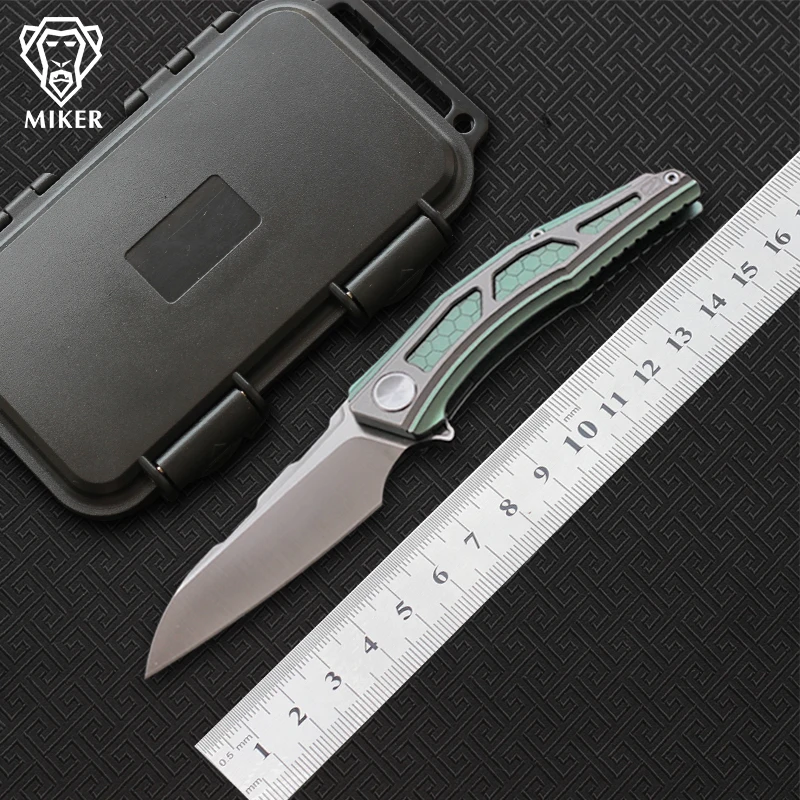 MIKER STEDEMON A02 складной нож лезвие: CTS 204P (сатин) Ручка: TC4 Открытый Кемпинг охотничий