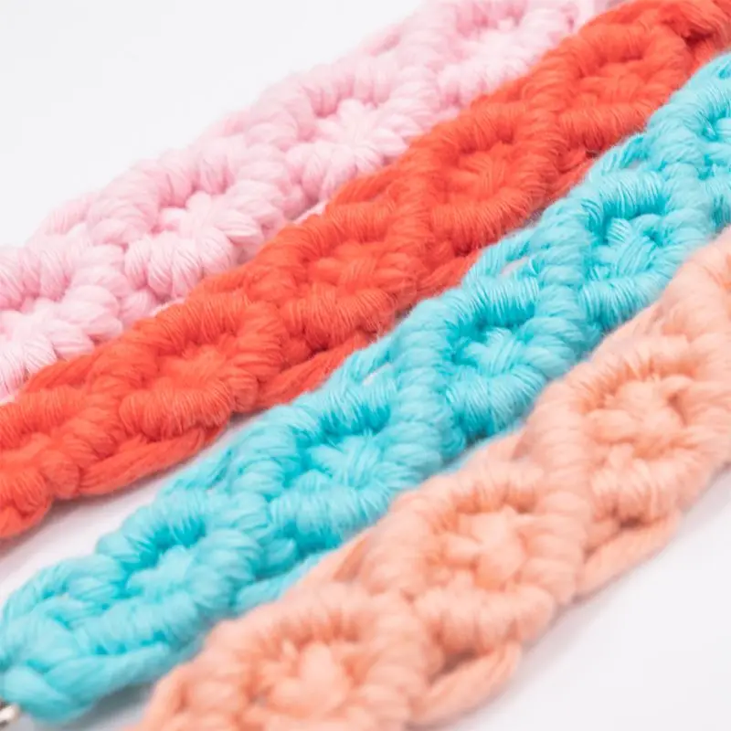 

4 Colors Simple Pacifier Clip Crochet Baby Infant Toddler Dummy Pacifier Soother Nipple Clip Chain Holder Strap