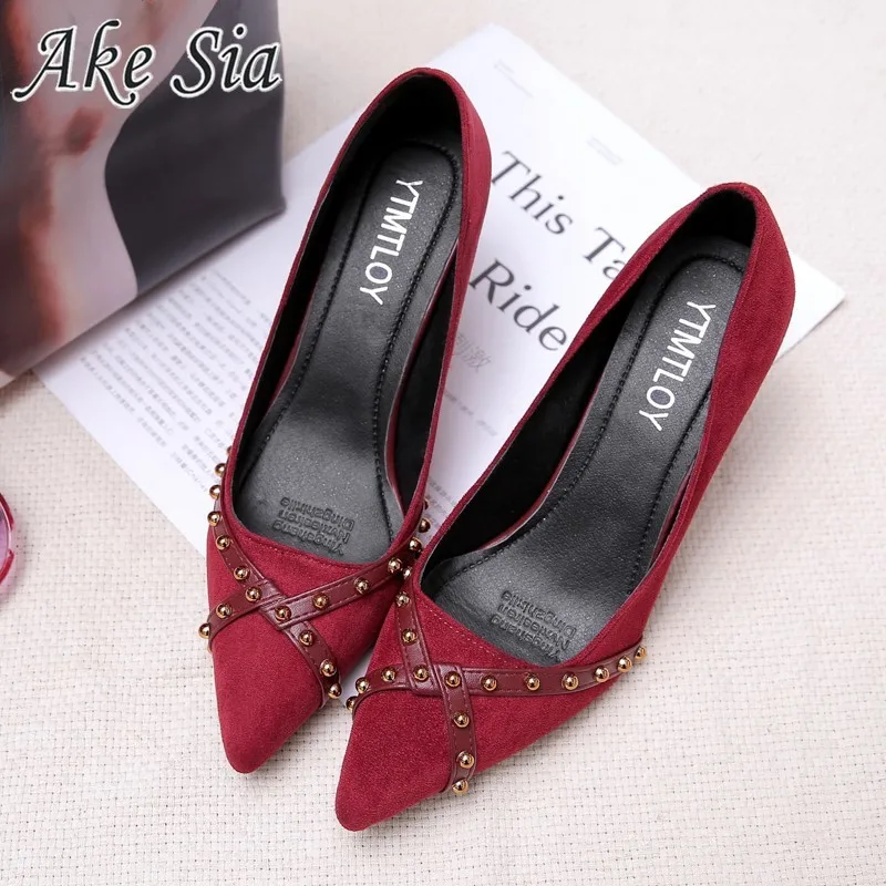 Новинка лета 2020 пикантные сандалии с острым носком на высоком каблуке женские