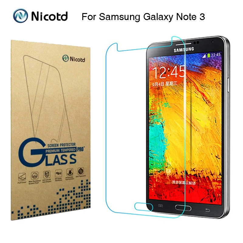 Закаленное стекло Nicotd 2.5D для Samsung Galaxy Note 3 III N9000 N9005 5 7 дюйма Противоударная