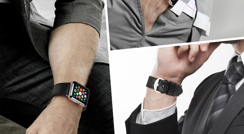Браслеты MAIKES для часов iwatch 42 мм 38 мм ремешок для часов для Apple Watch 4 ремешок 44 мм 40 мм натуральная коровья кожа аксессуары для часов