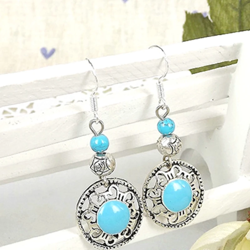 2020 модные ювелирные изделия оптом винтажные разноцветные резьбовые Длинные