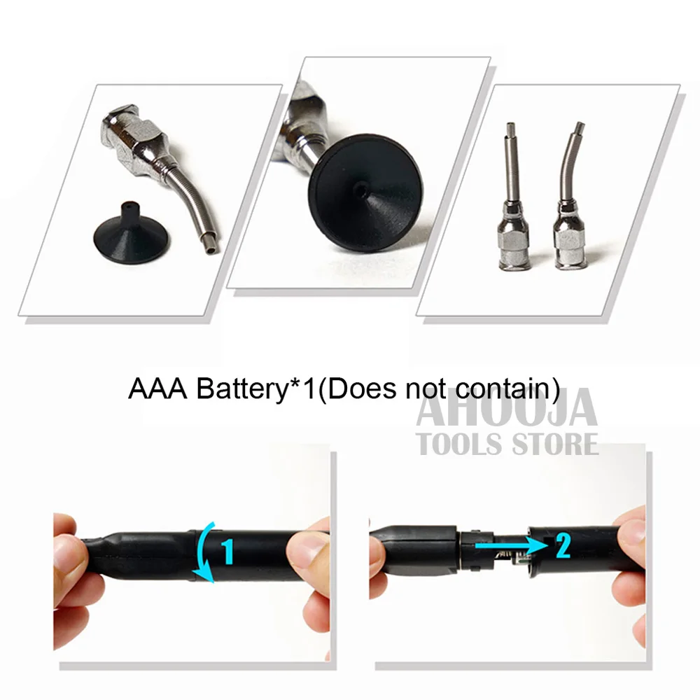 Pro'sKit MS-B126 сильный Электрический Вакуумный патрон Антистатическая всасывающая ручка для SMT IC чип электронные части линзы поглотители устройства
