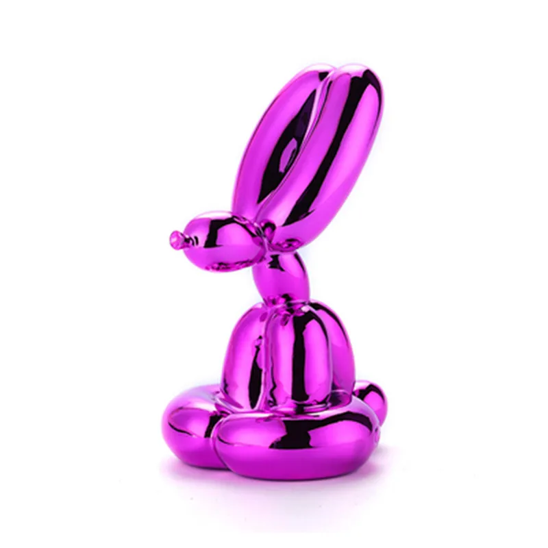 

Nordic Electroplate Abstraction Rabbit European Style Simulation Animal Resin Craftwork Home Ornaments X1828
