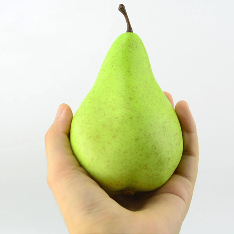 

High simulation green pear model / fake fruit furnishings / shop decoration display cabinets display props