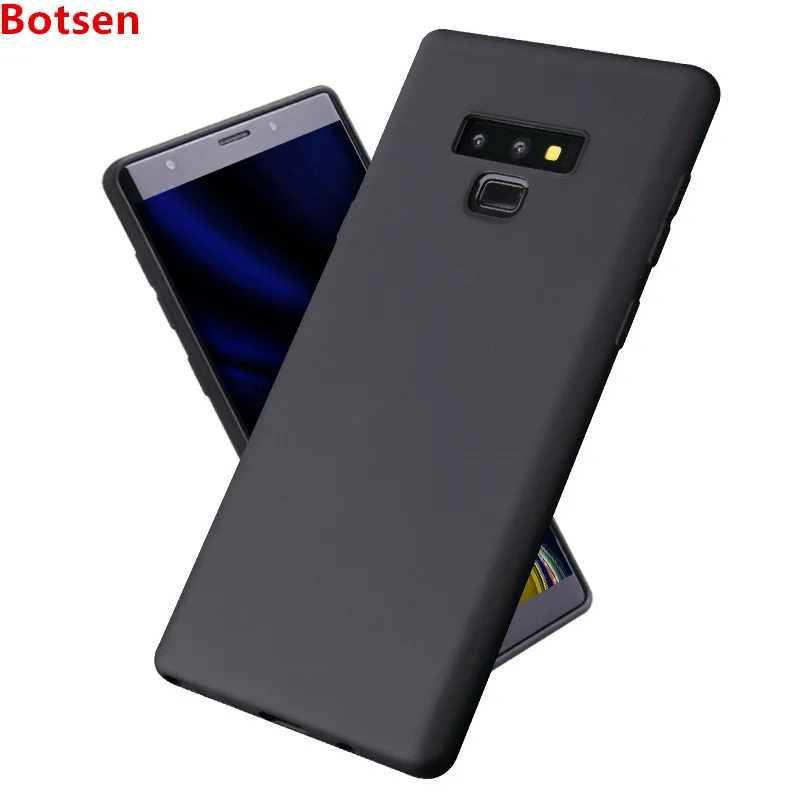 Силиконовый мягкий чехол из ТПУ для Galaxy Note9 кристально чистый и матовый яркий