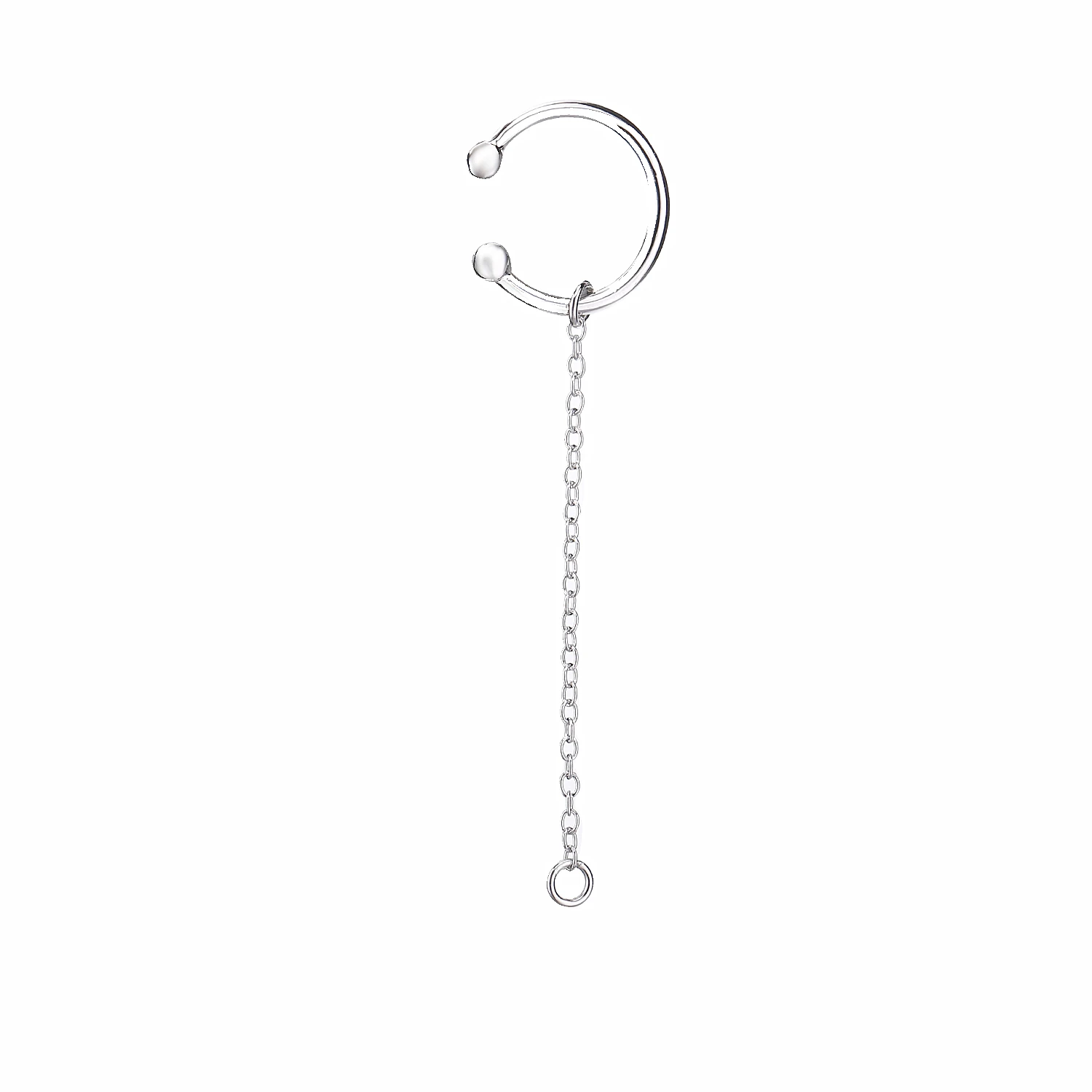 Silver Moonnory 925 стерлингового серебра без пирсинга клипсы ушные манжеты женские красочные серьга в виде клипсы непроколотое ухо клипсы модные - Окраска металла: Silver