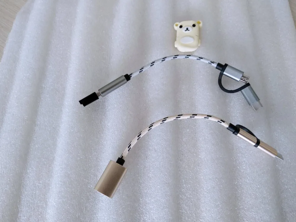 Robotsky 2 в 1 type C Micro USB OTG кабель адаптер Android USB OTG адаптер для Xiaomi Redmi samsung разъем USB OTG адаптер