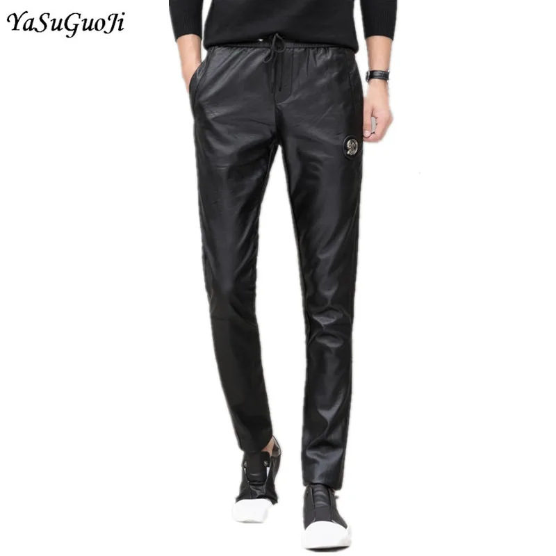 Модный металлический логотип slim fit эластичный пояс из искусственной кожи