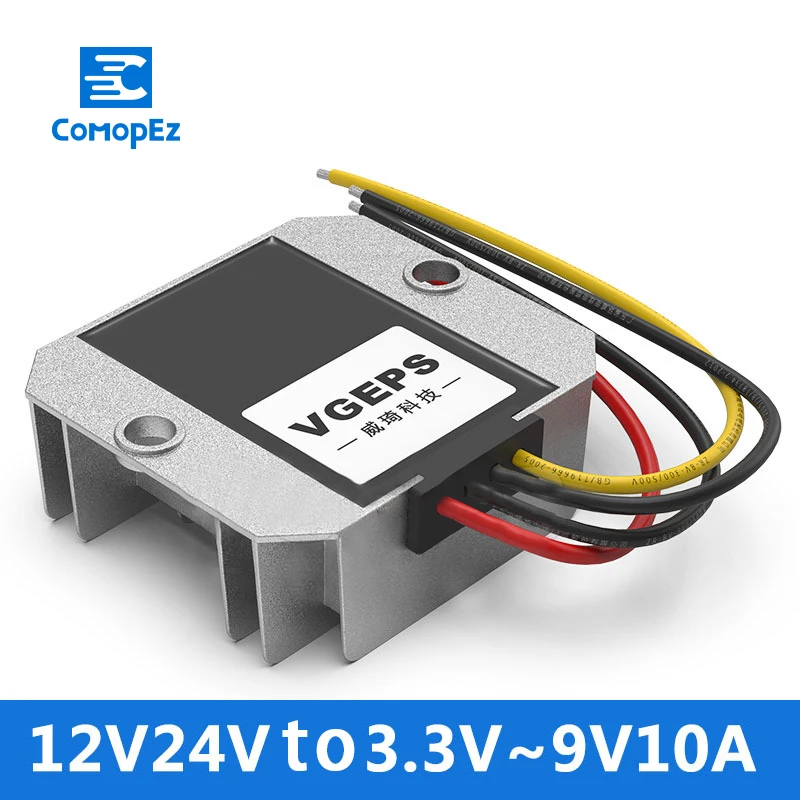 12V повышающий преобразователь постоянного тока 12V 24V до 3,3 V 3,7 V 4,2 V 5,6 V 7,5 V 9V 10A DC Питание модуль повышающего DC-DC Conversor автомобиля Питание