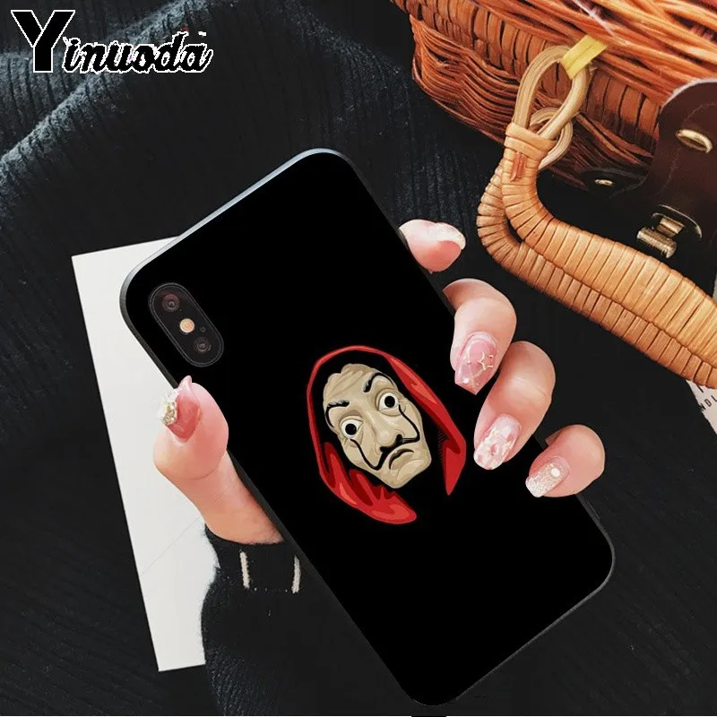 Yinuoda La Casa de papel Customer High Quality Phone Case for Apple iPhone 8 7 6 6S Plus X XS MAX 5 5S SE XR Mobile Cases | Мобильные