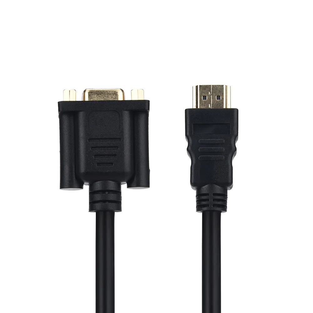 2019 Full HD 1080P HDMI штекер к 15 контактному VGA разъему переходник кабель для HDTV 29 #|Кабели