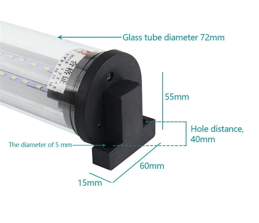 Industrial lighting Explosion proof Led light 8W 20W 30W 40W Waterproof Garage Warehouse lamp for CNC Machine Tool Lights 220V