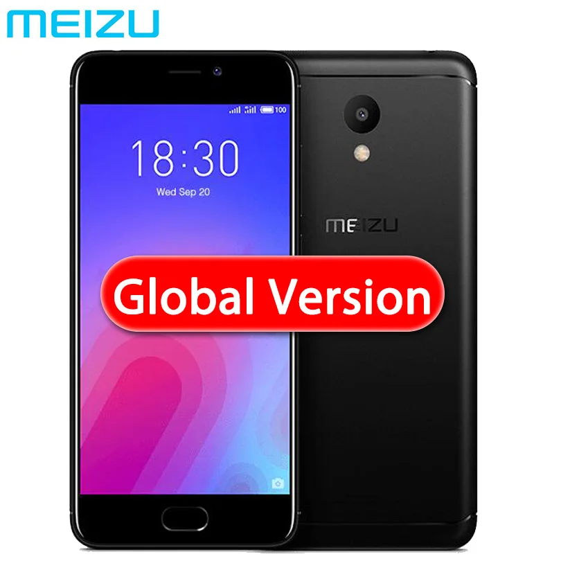 Оригинал Meizu M6 2 ГБ 16 Глобальный Версия 4G LTE MEILAN мобильный телефон 5 дюймов mtk6750