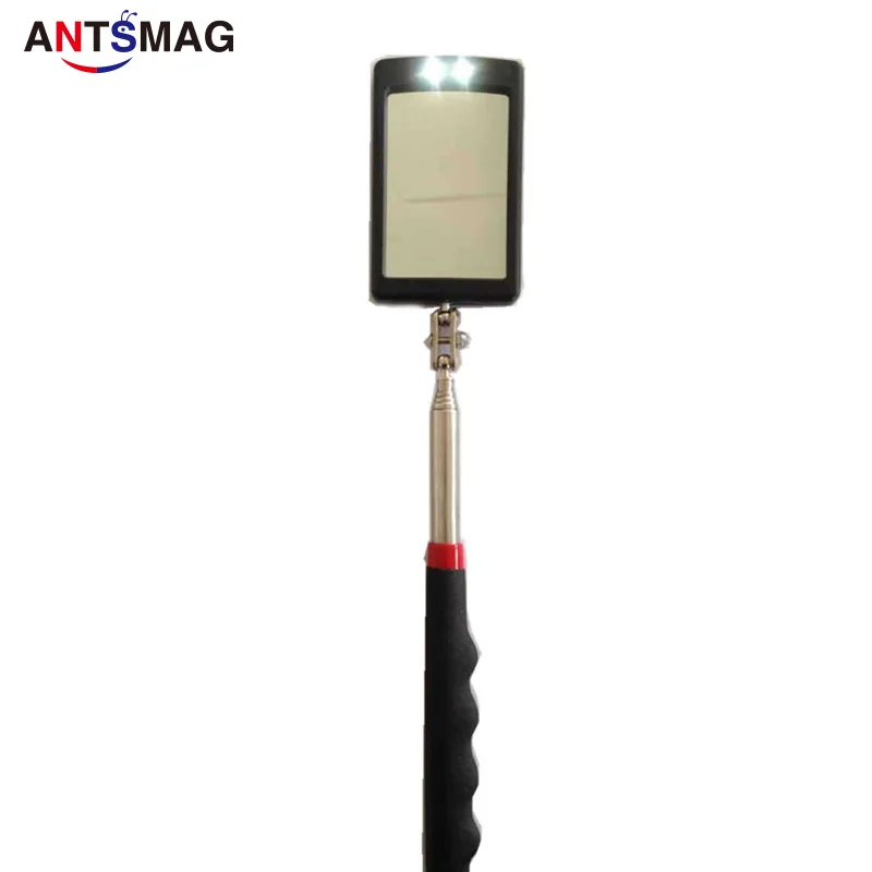 5PcsTelescoping LED Lighted Flexible Inspection Mirror 360 Swivel for Extra Viewing Dead Angle Line of Sight Obstacle Area |