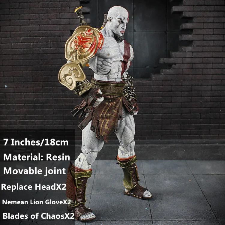 NECA детские игрушки GOD OF WAR 3 Kratos фигурка героя игрушка куклы спартанская Кратоса с