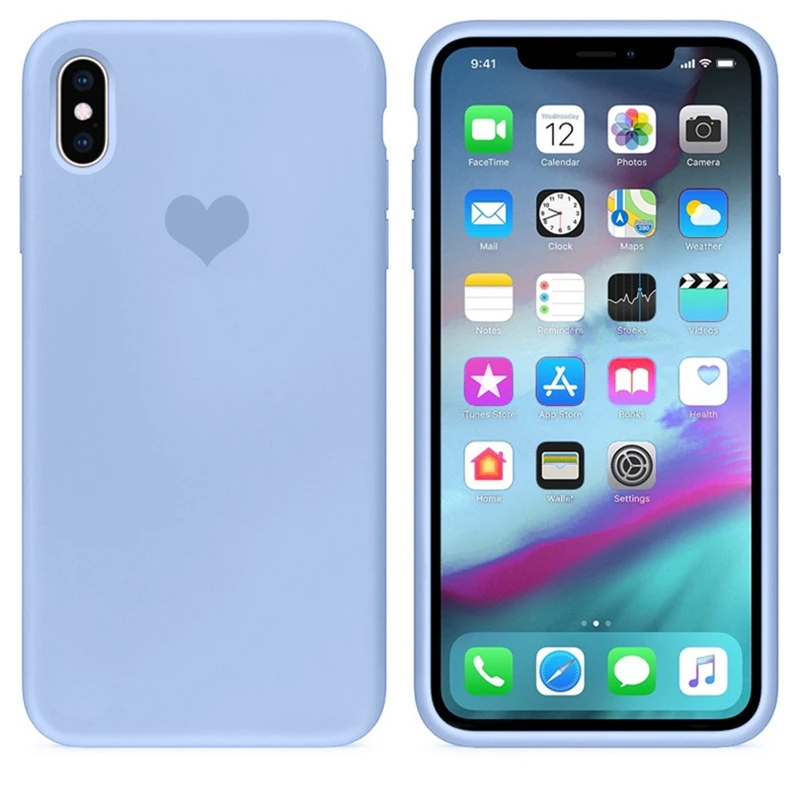 Мягкий чехол Love для iphone X 10 XR XS MAX XSmax 7 8 Plus 6 6s новый модный жидкий силиконовый с