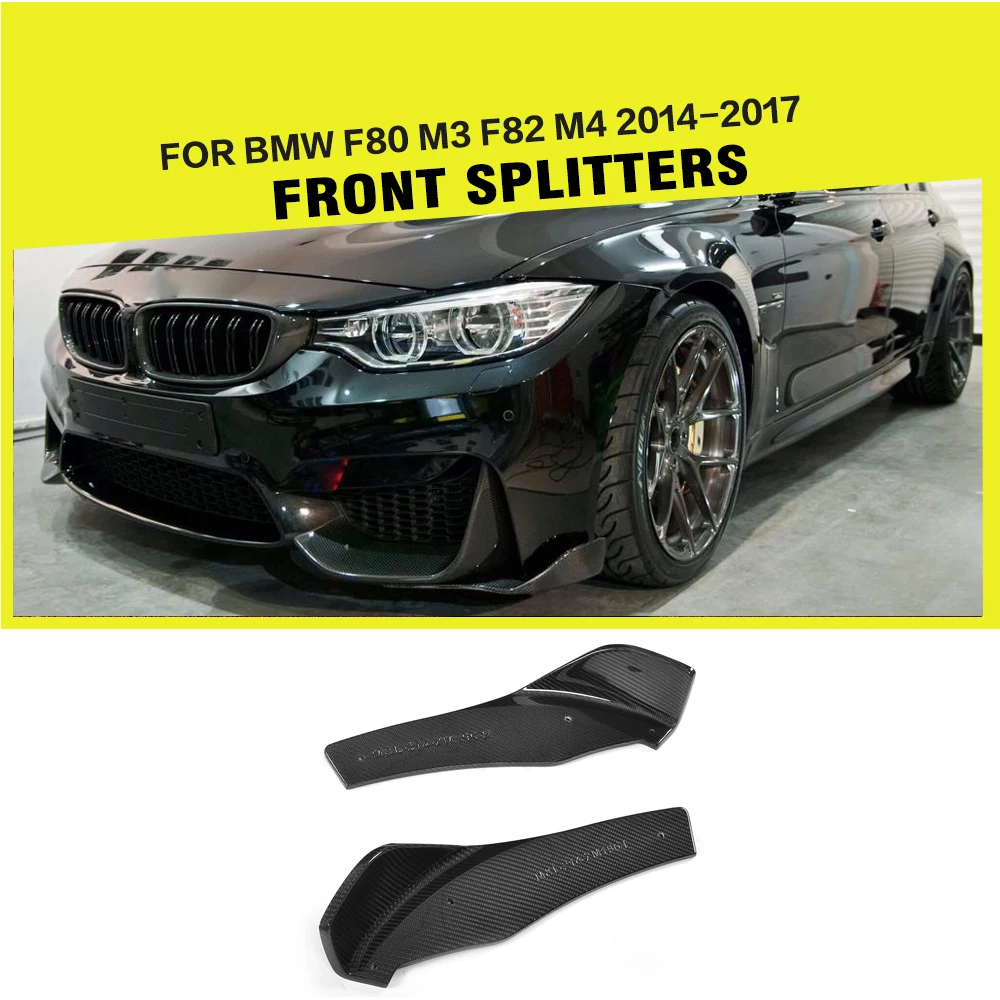 Передняя юбка бампер из углеродного волокна для BMW F80 M3 F82 F83 M4 купе конвертируемая