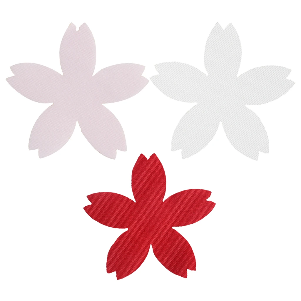 100 шт вырезаны атласные сверла ткань цветок штук для DIY свадебные ремесла 4 см|flower