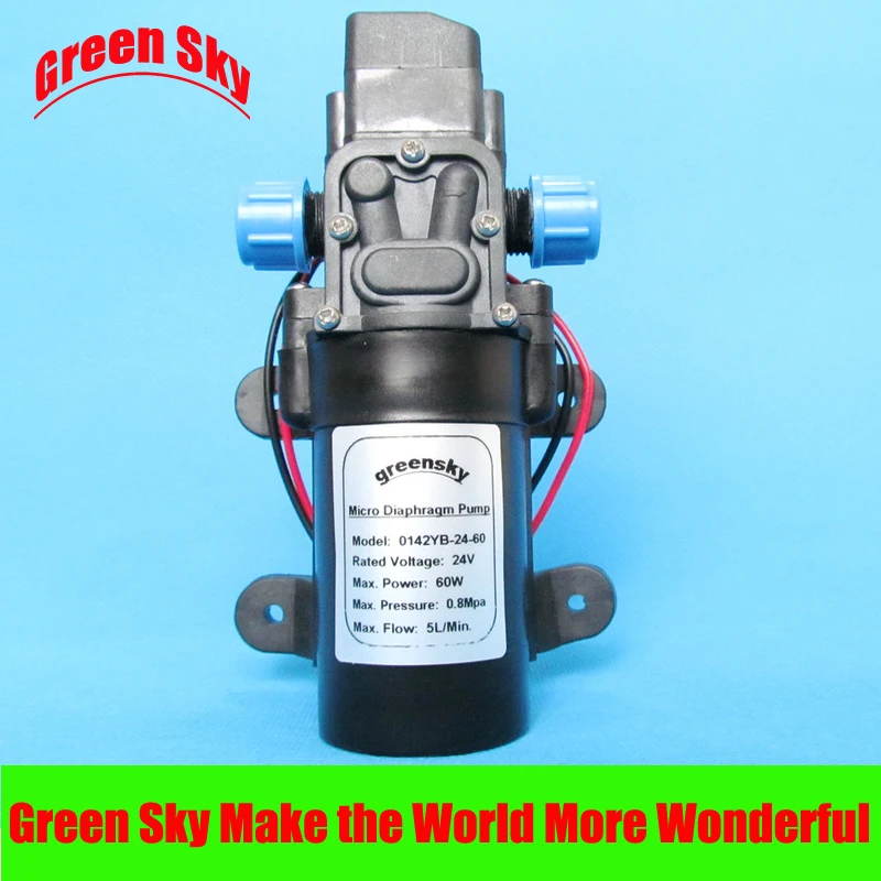 

DC 24V 60W self-priming booster diaphragm high pressure water pump