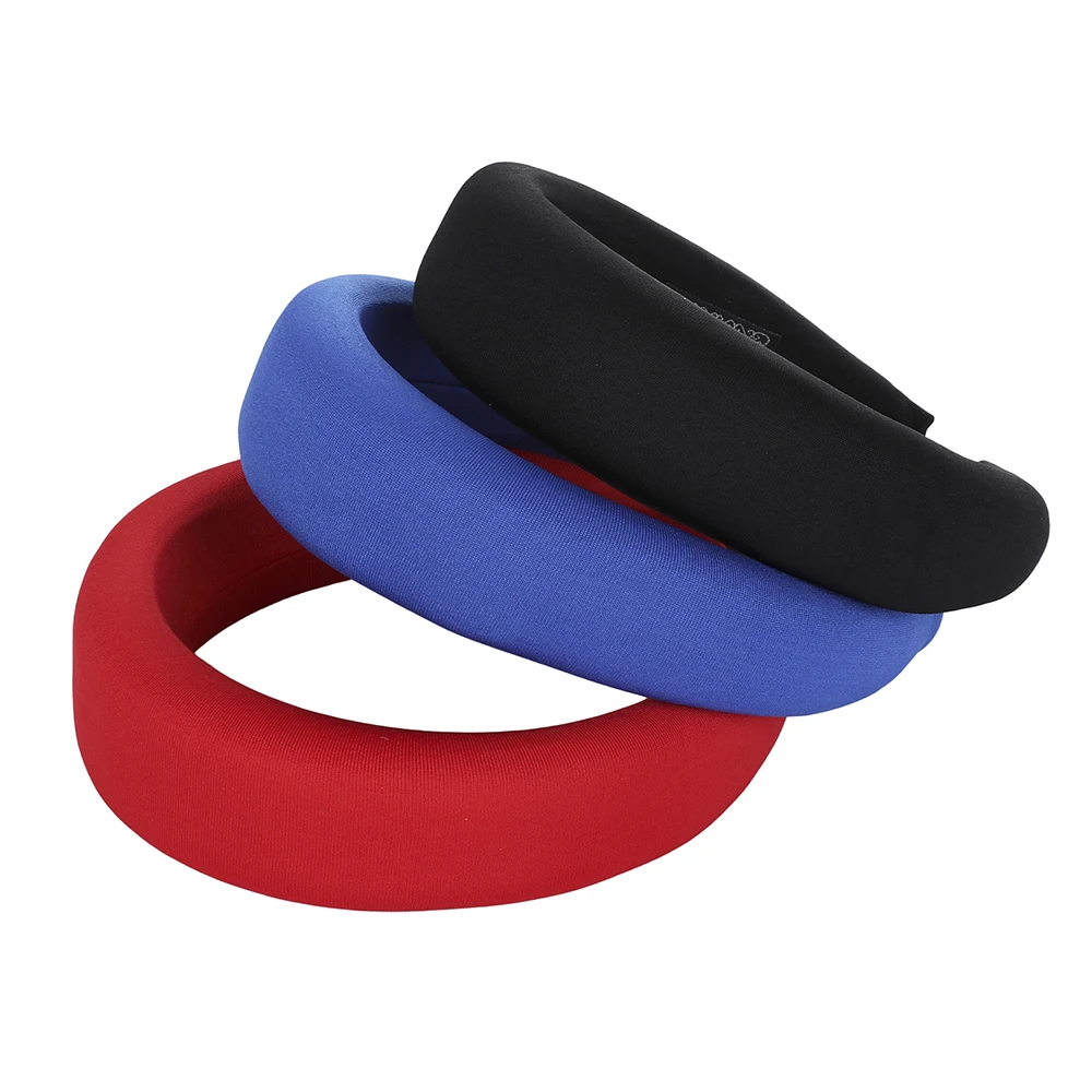 MOLANS однотонная цветная Губка Мягкий обруч для волос женская широкая лента модная
