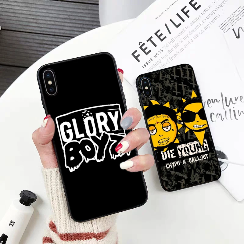 Силиконовый чехол Glo Gang And Chief Keef для iPhone 5 5S 6 6S Plus 7 8 11 Pro X XS Max XR|Бамперы| |