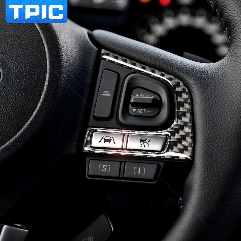 TPIC стикер на руль для Subaru Forester украшение салона автомобиля из углеродного