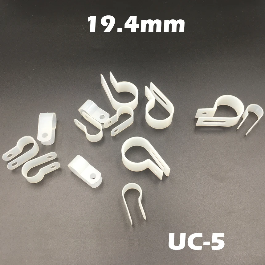 60 шт. пластиковый зажим для шланга 19 4 мм 3/4 дюйма|tie mount|cable tie mountcable clamps |