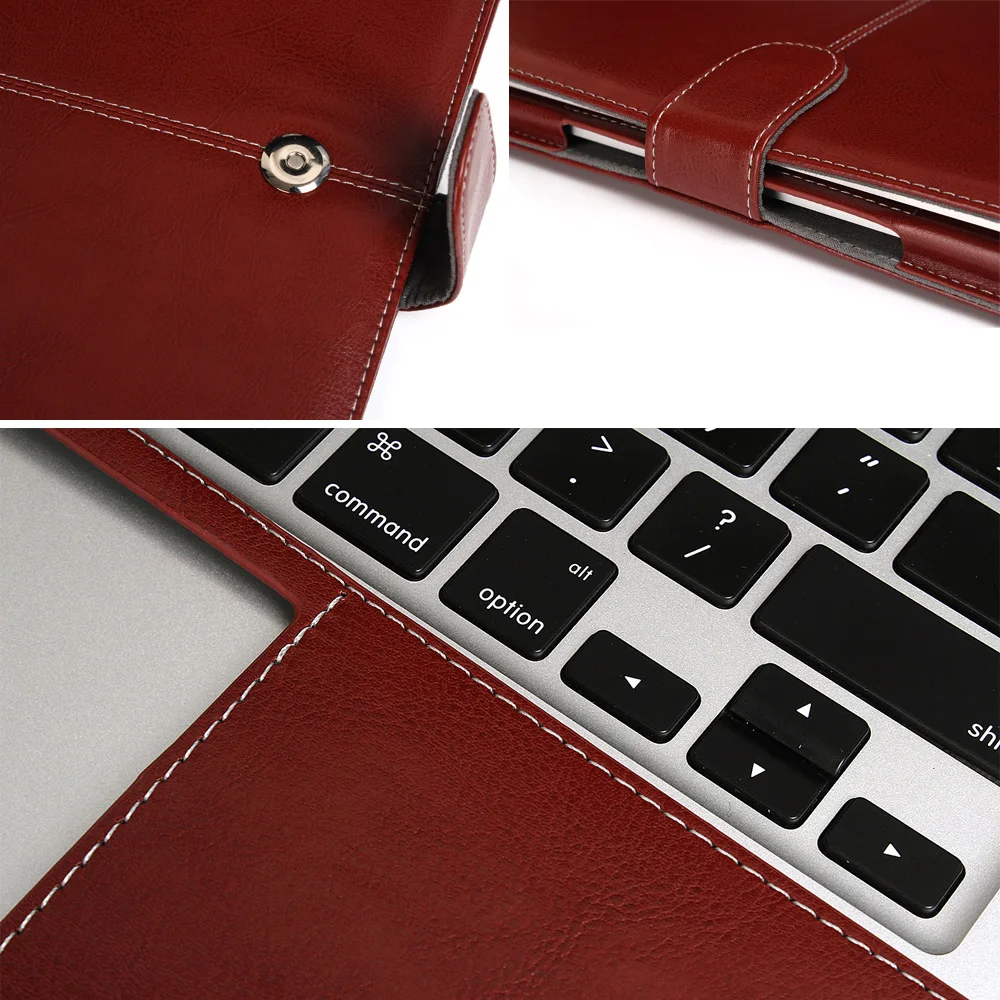 Кожаный чехол-книжка с откидной крышкой для MacBook Air 13 дюймов A1369/A1466 кожаный чехол