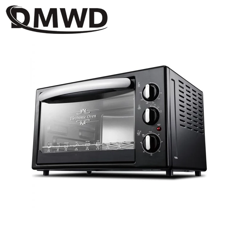 DMWD 30L электрическая хлебопекарная печь многофункциональная пицца пончик торт выпечка печенья машина барбекю подогреватель гриля таймер хлеб тостер EU
