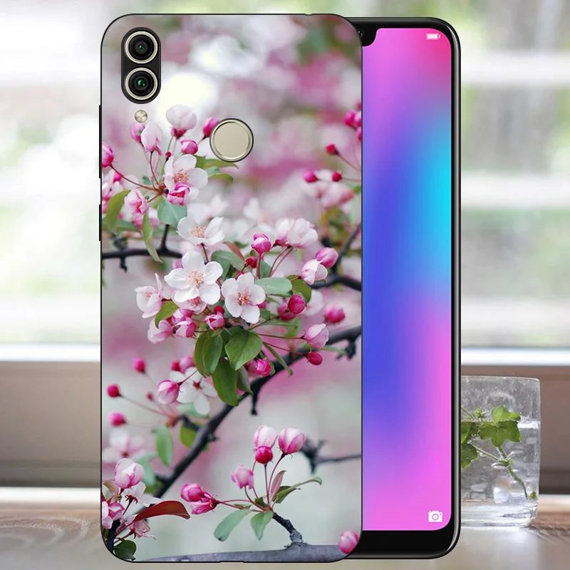 Силиконовый чехол для Huawei Honor 8C 6 26 дюйма мягкий телефона из ТПУ 8 C задняя крышка