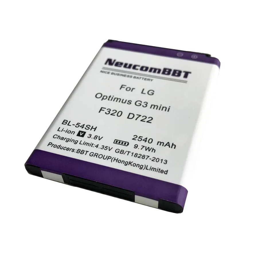 BL-54SH батареи G3mini для LG Optimus LTE III 3 F7 F260 L90 D415 US780 LG870 US870 LS751 P698 NeucomBBT BL54SH | Мобильные