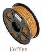 Coffee PLA 1 цена, 17 цветов, ручка для 3D печати, ABS/PLA 1,75 мм, пластиковый резиновый материал для печати, нить для 3d принтера - Цвет: Coffee PLA