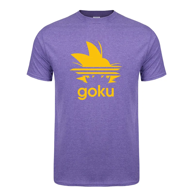 as picture Omnitee Funny Dragon Ball Z футболки Для мужчин Повседневное хлопок короткий рукав сын футболка Goku Мужская футболка "Аниме" OZ-135 - Цвет: as picture