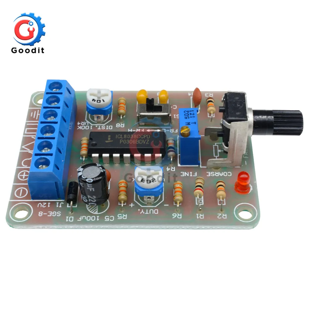 ICL8038 интегральный функциональный генератор сигналов Модуль синусоидальный квадратный треугольный сварной функциональный генератор