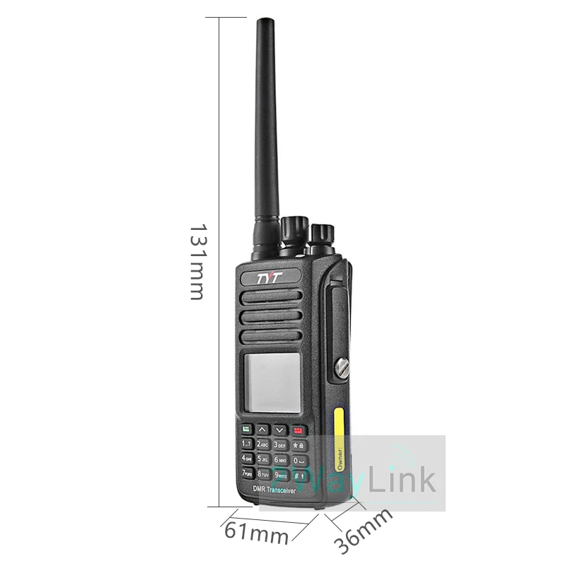 TYT MD-390 DMR цифровая портативная рация Водонепроницаемая 2 способ радио Ручной ЖК-дисплей IP67 водонепроницаемый UHF 400-480MHz Upgrde of MD-380