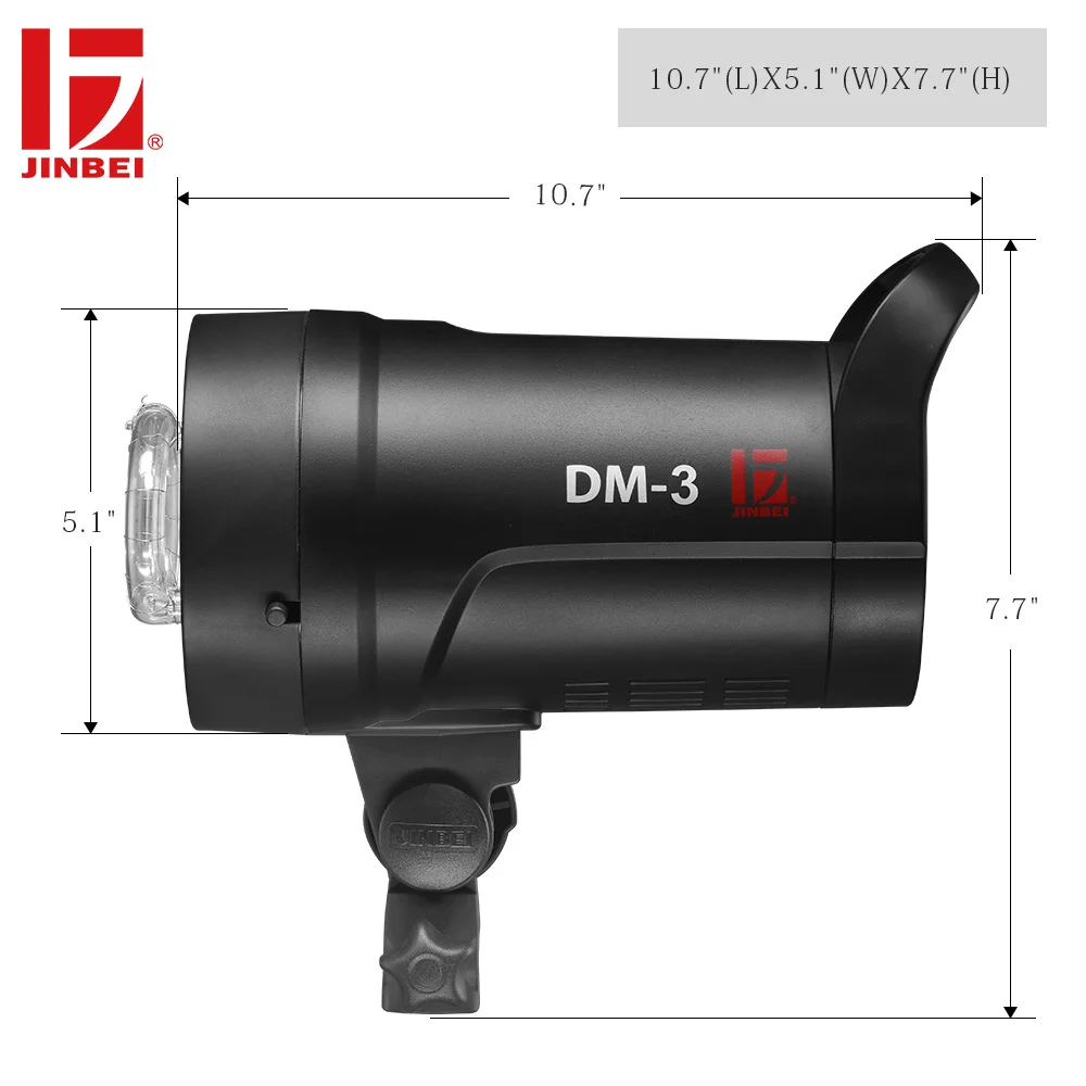 JINBEI DM-3 300 Вт компактный студийный фотовспышка комплект с TR-V6-передатчиком светодиодный моделирующий светильник 110 В 220 В Bowens Mount Portrait