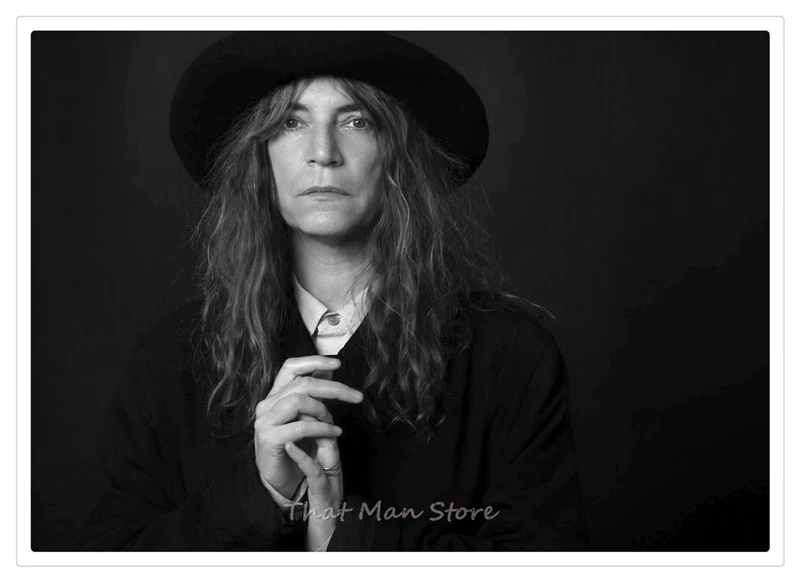Rock poetess Patti Smith on the Woodstock/Классический Ностальгический плакат/плакат из белой