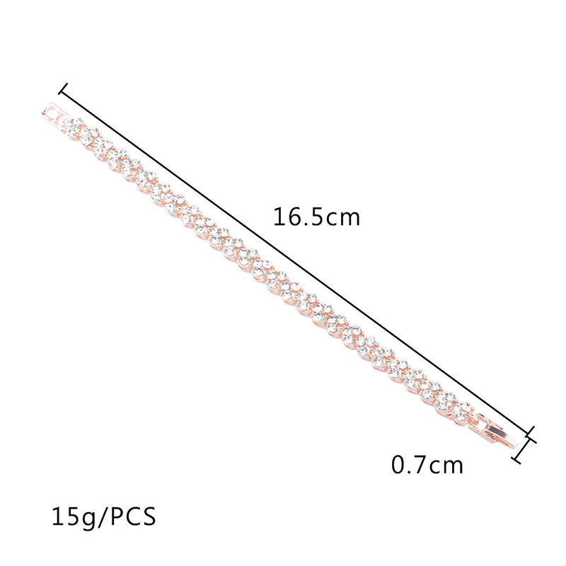 Женский браслет с кристаллами изысканный в римском стиле подарок на день Святого