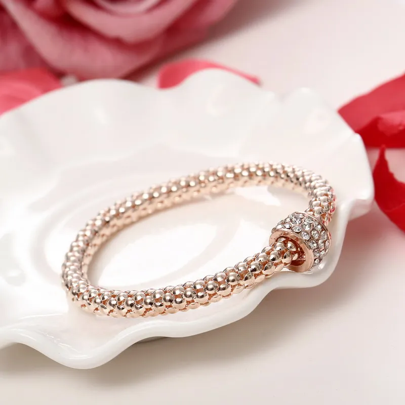 Модные золотые красочные браслеты с подвесками для женщин Роскошные модный