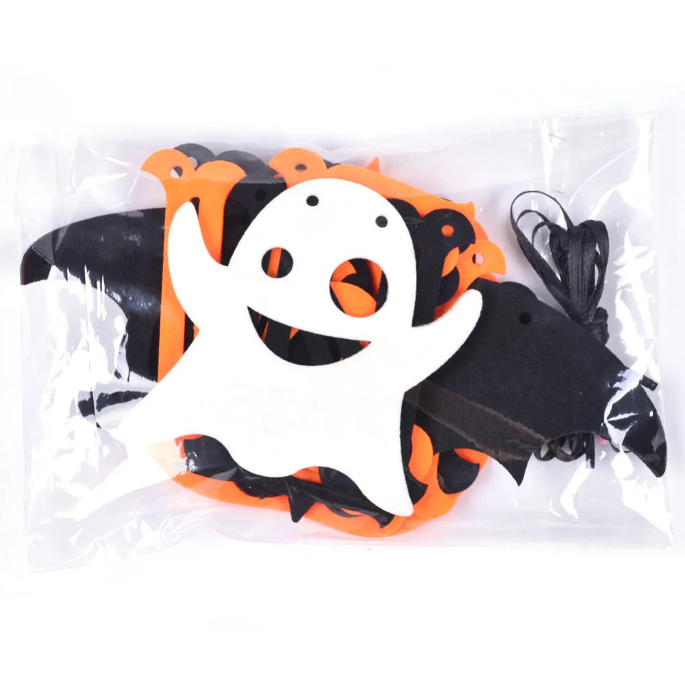 Фетр счастливый Хэллоуин Гирлянда вечерние баннер реквизит для фото вечеринок