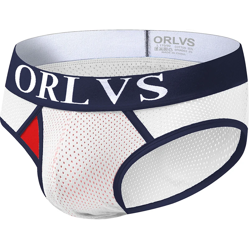 2019 сексуальные мужские трусы из сетчатого материала брифы хлопковые в полоску 3D